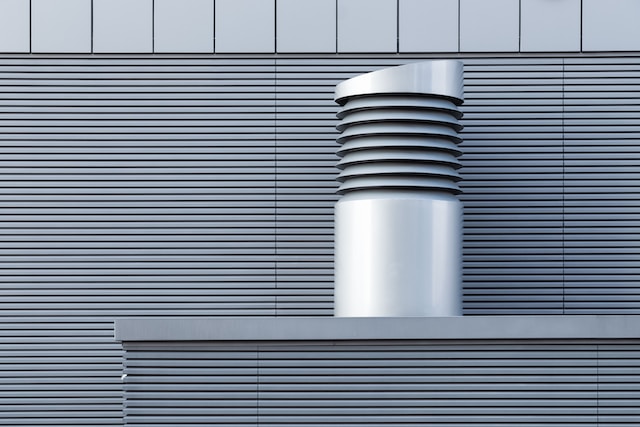 Ventilation blåbetong